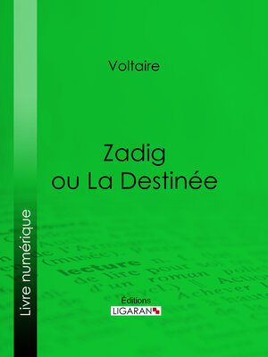 cover image of Zadig ou La Destinée